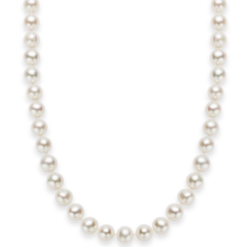 Cultured Freshwater Pearl 18” Necklace (7-8mm)